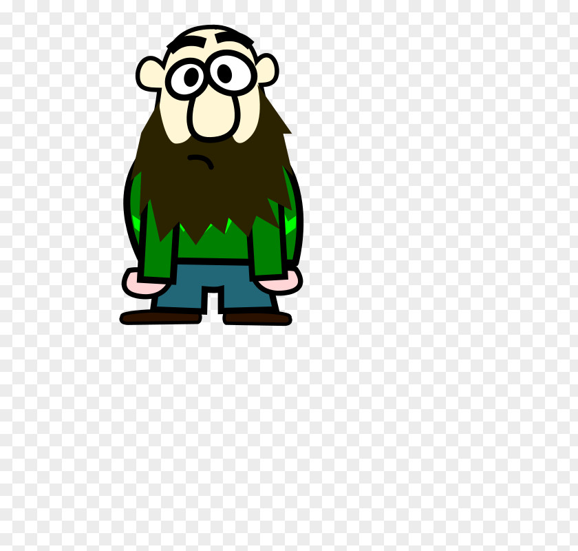 Beard Man Cliparts Cartoon Clip Art PNG