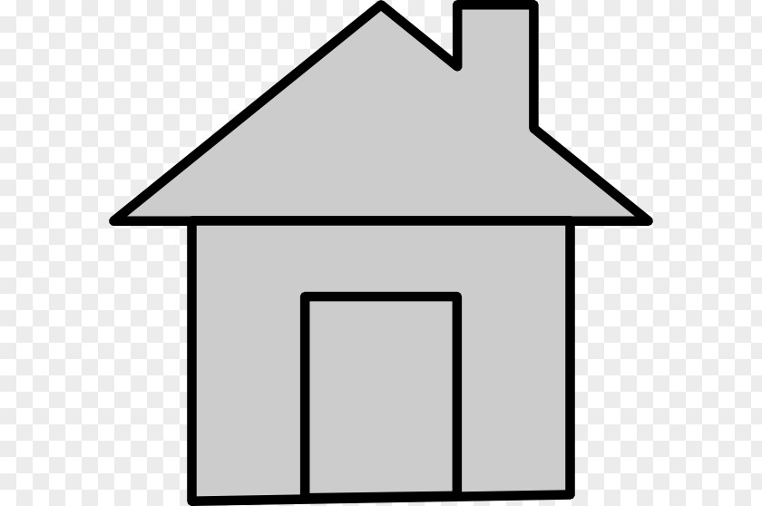 House Drawing Grey Clip Art PNG