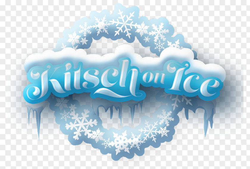 Kitsch ON ICE Logo Computer Font PNG