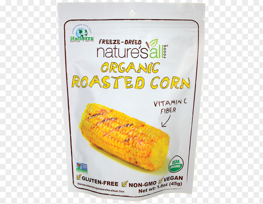 Roasted Corn Organic Food Sweet Freeze-drying Maize PNG