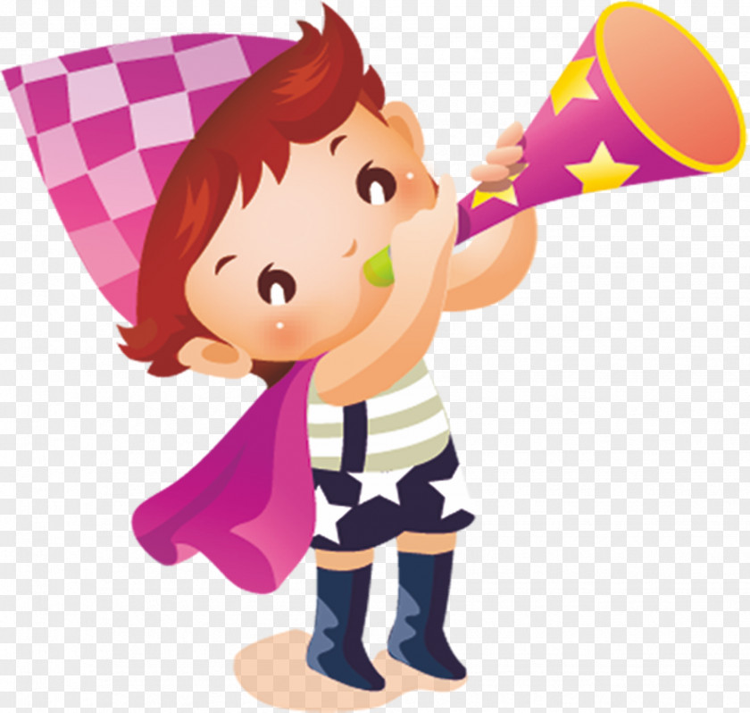 Trumpet Boy Clip Art PNG