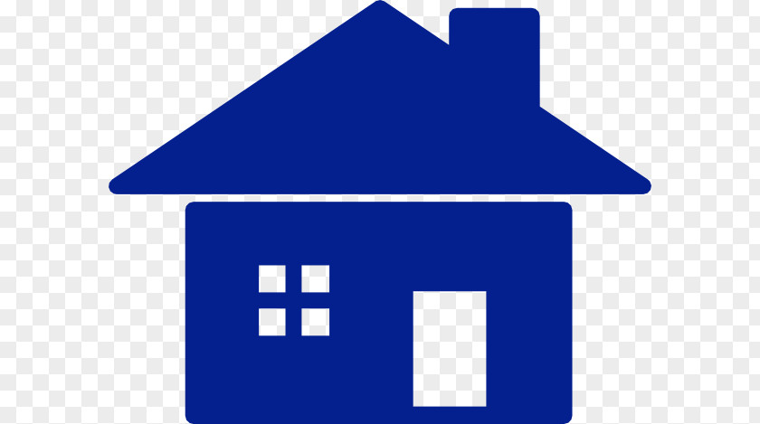 House Blue Cliparts Icon PNG
