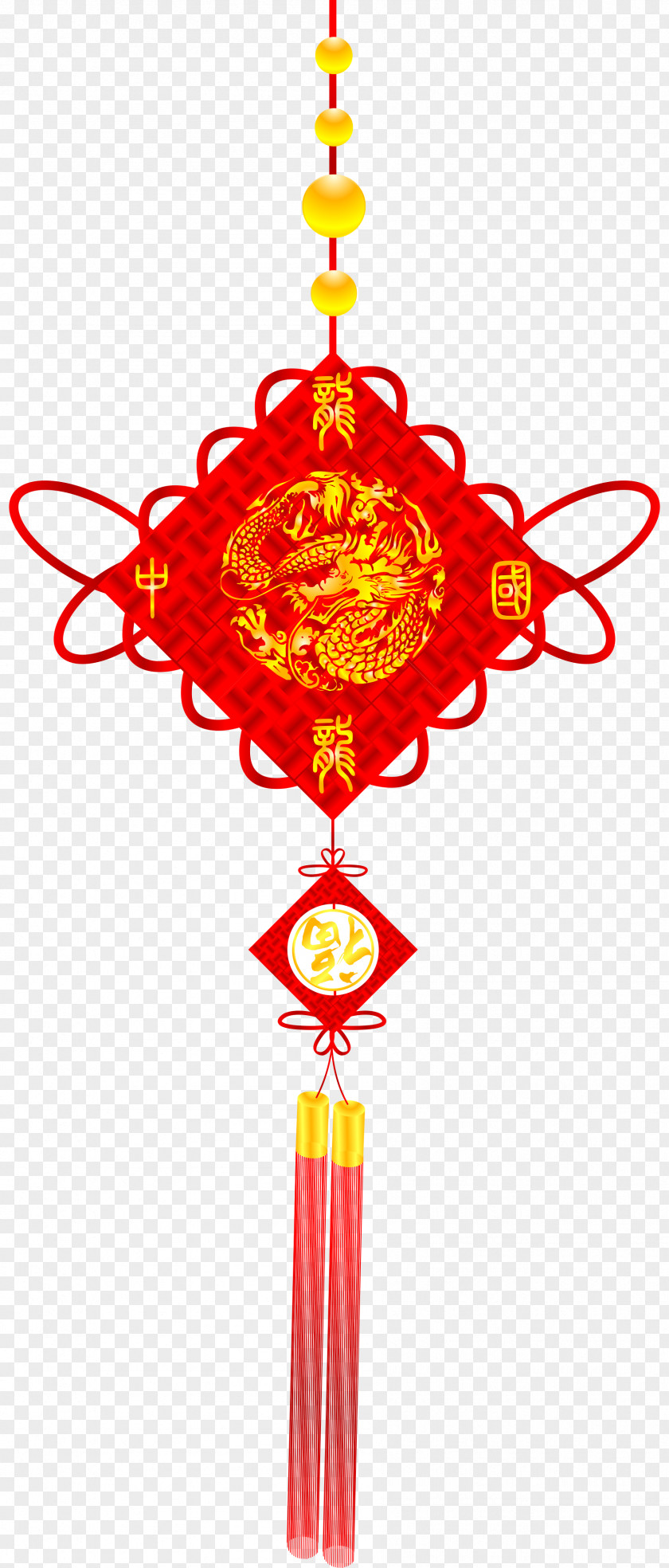 Vector Chinese Dragon Pattern Knot China New Year Chinesischer Knoten Clip Art PNG