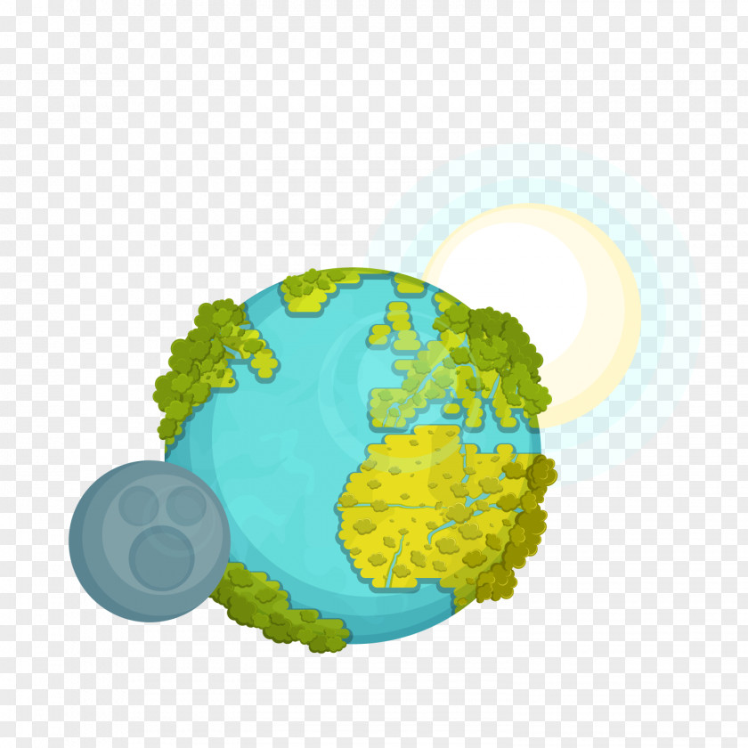 Vector Green Earth PNG