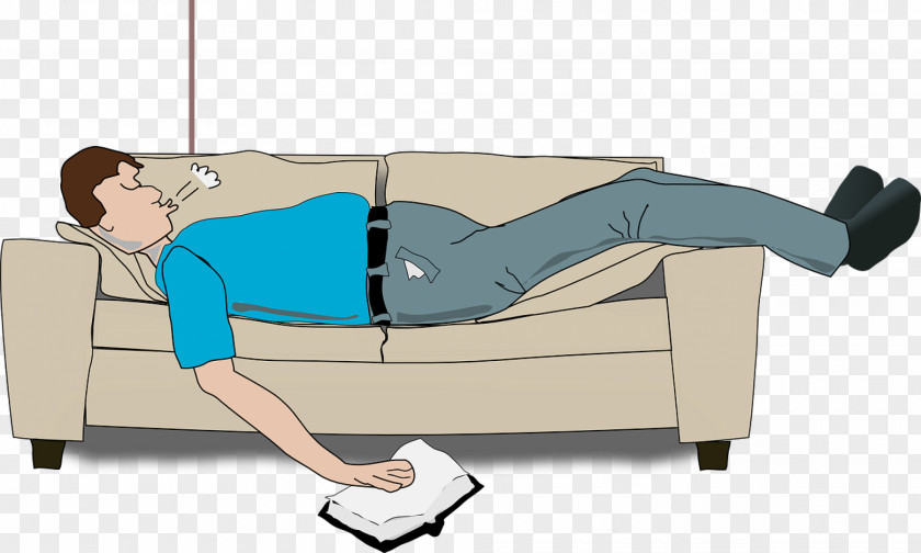 Snoring Couch Sleep Cartoon Clip Art PNG