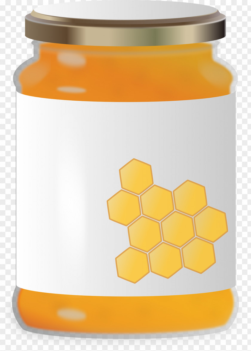 Sweet Honey Jar Clip Art PNG