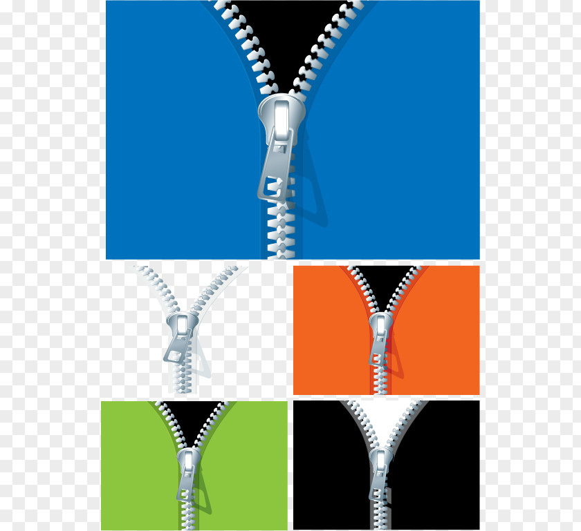 Vector Zipper Collection Clip Art PNG