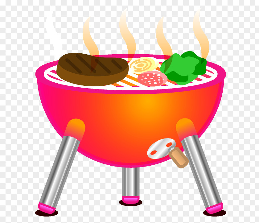 Barbecue Food Tableware Clip Art PNG