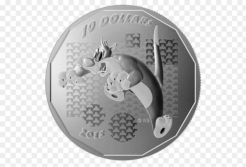 Coin Sylvester Succotash Marvin The Martian Tweety Daffy Duck PNG