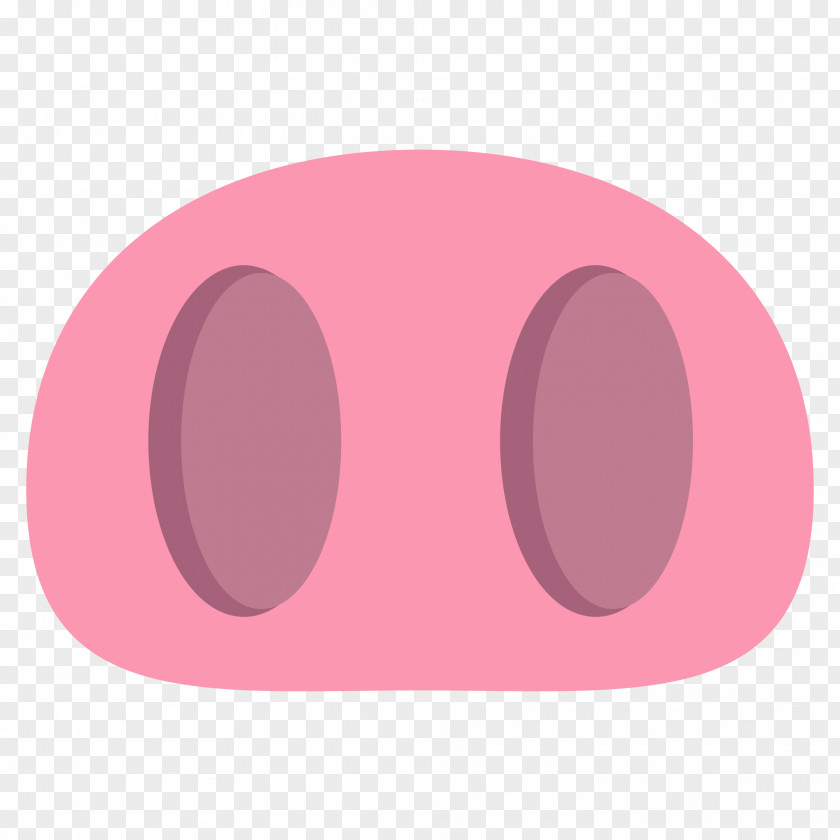 Emoji Magenta Pink Purple Violet Nose PNG