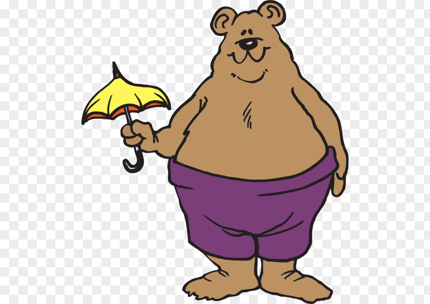 Holding Clipart American Black Bear Umbrella Clip Art PNG