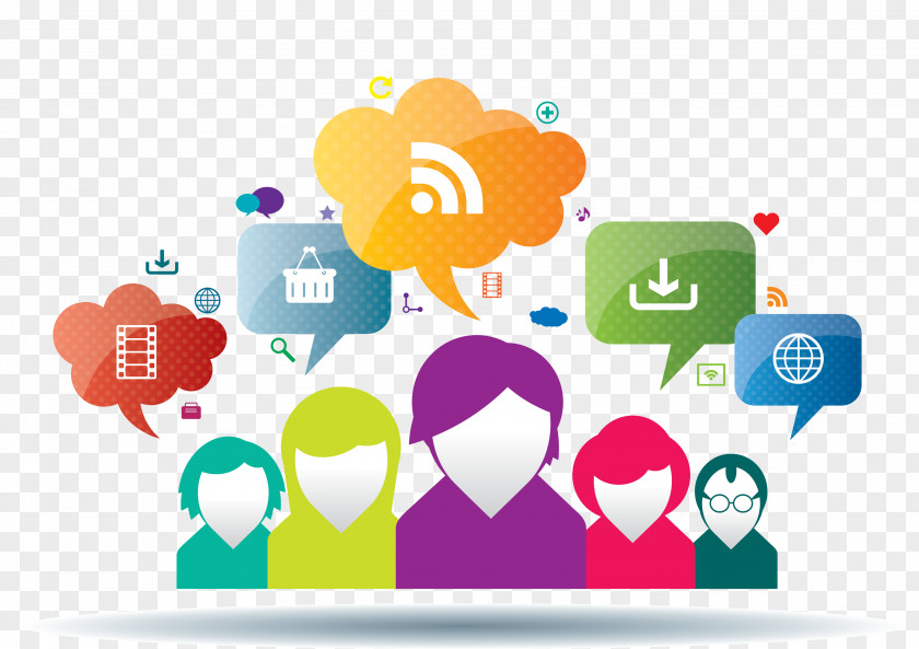 Media Social Digital Marketing E-commerce Business PNG