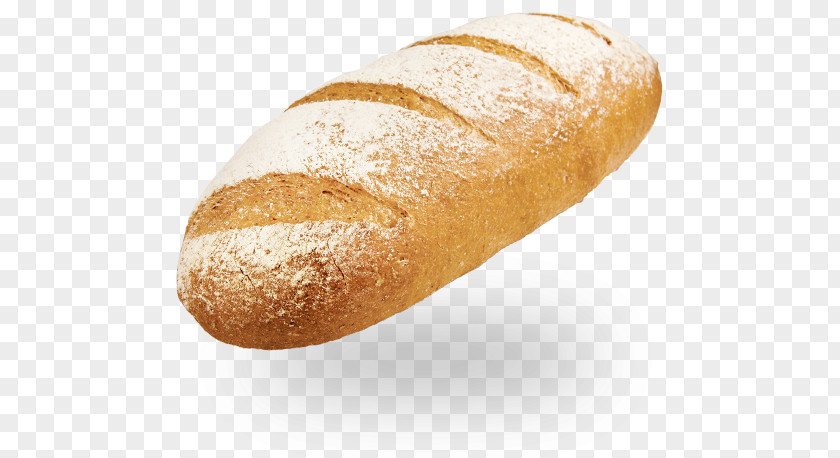 Rye Bread Baguette Focaccia Brown Small PNG