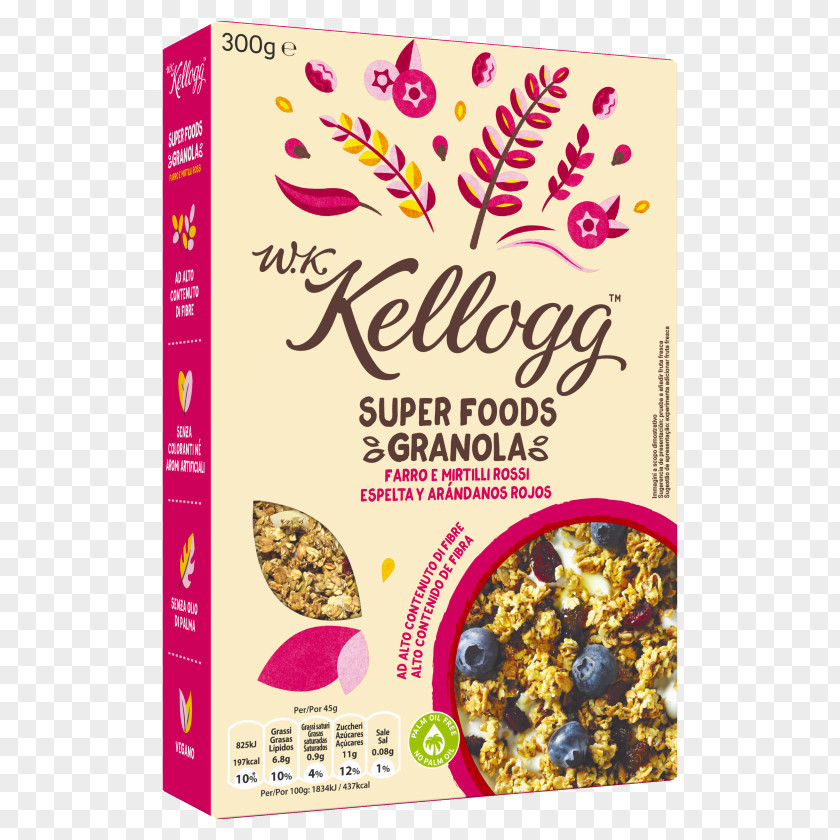 Sugar Breakfast Cereal Sultana Kellogg's Granola PNG