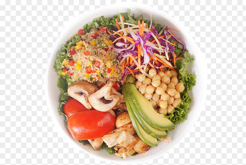 Buddha Bowl Thai Cuisine Vegetarian Platter Food Salad PNG