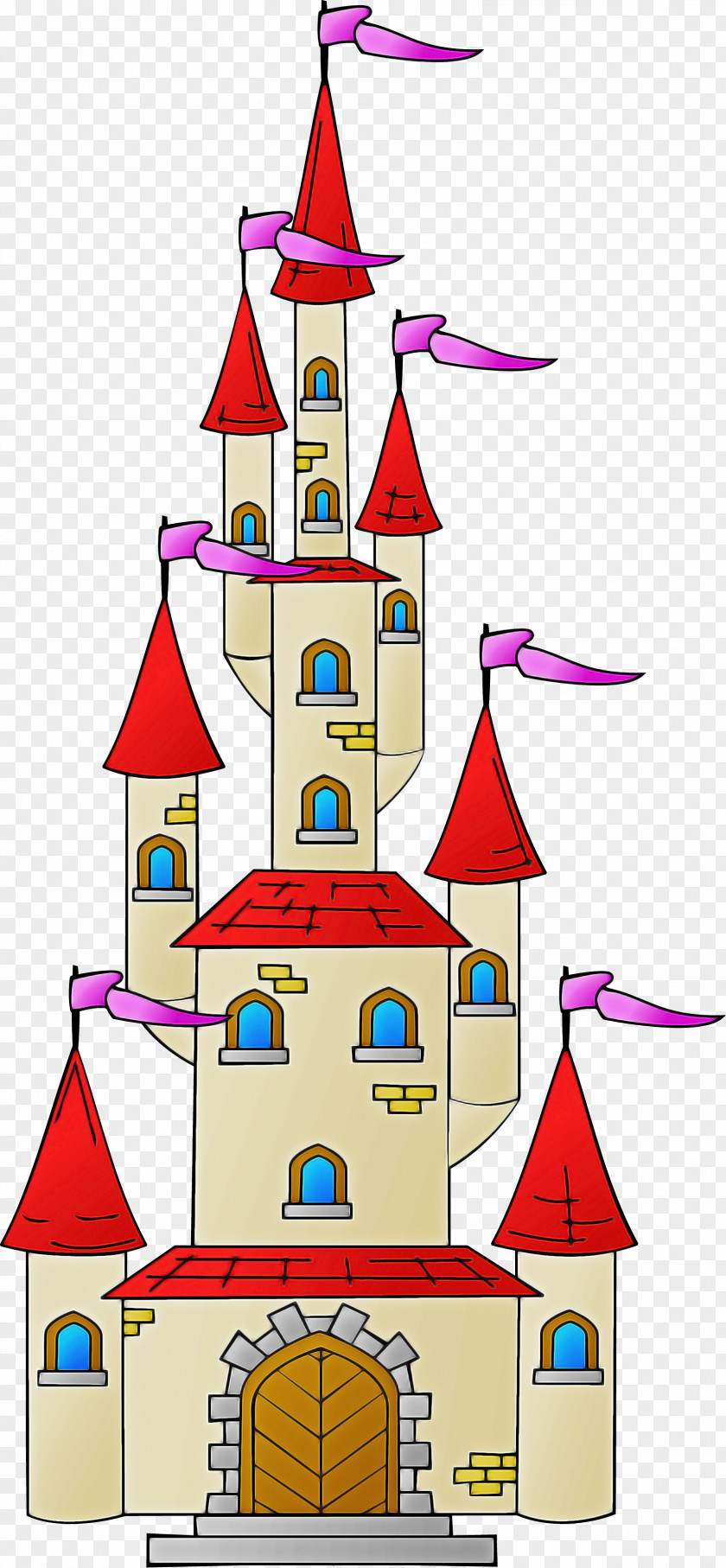 Steeple Tower Castle Architecture PNG
