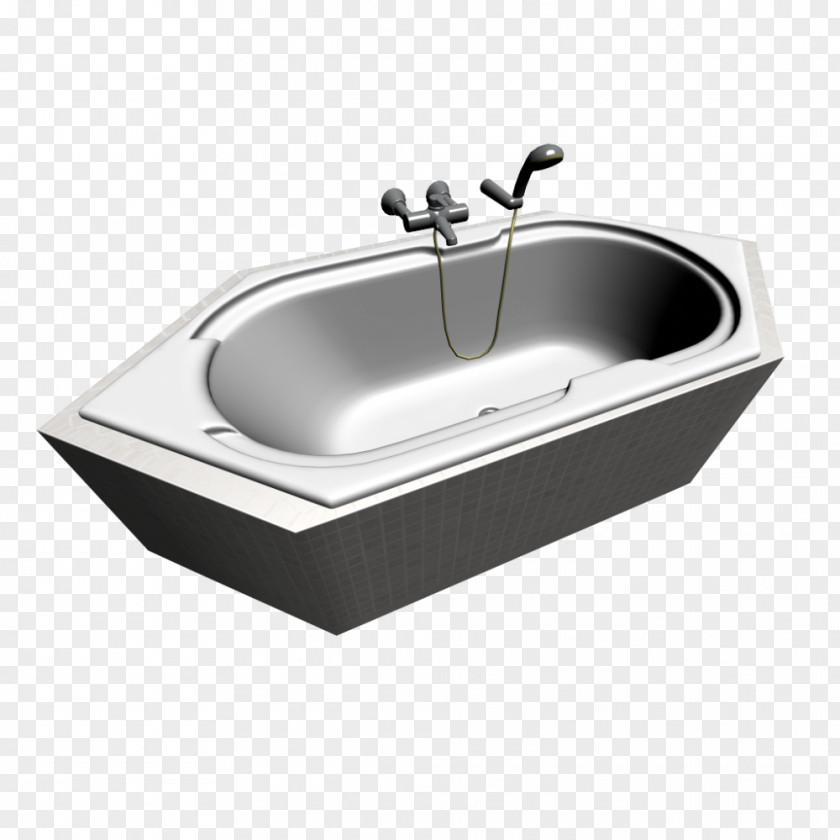 Bath Tub Kitchen Sink Tap Bathroom PNG