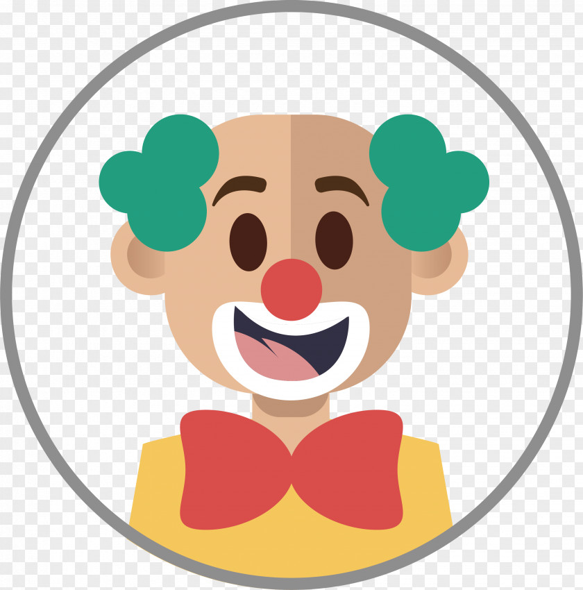 Clowns Dress Their Heads Clip Art PNG