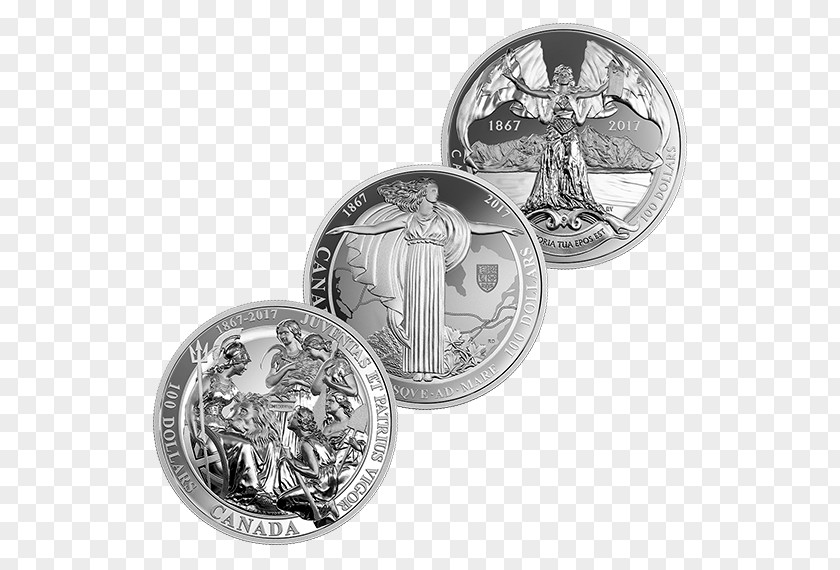 Coin 150th Anniversary Of Canada Silver La Confédération Canadienne PNG
