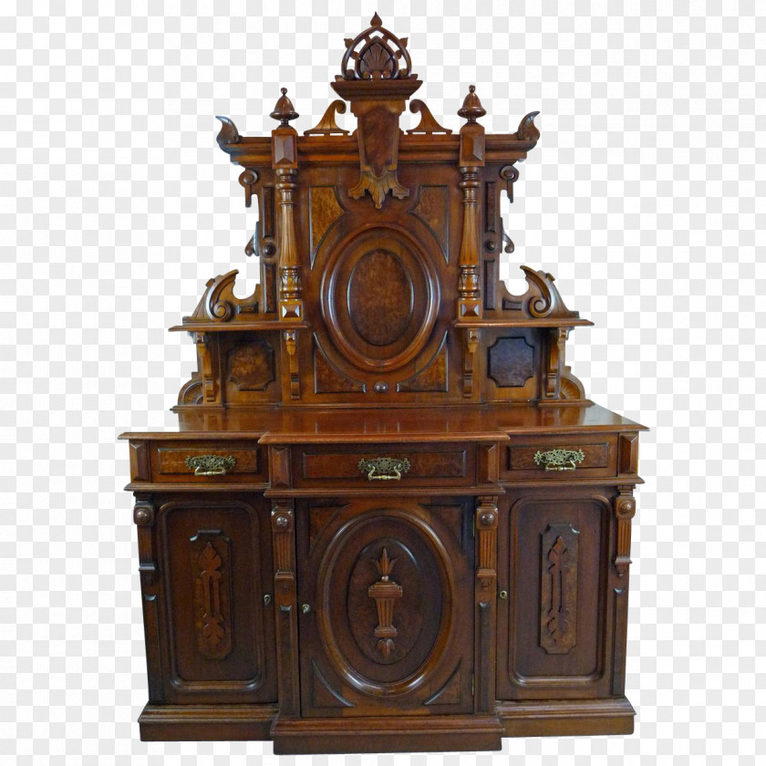 Antique Buffets & Sideboards Furniture Renaissance Revival Architecture PNG