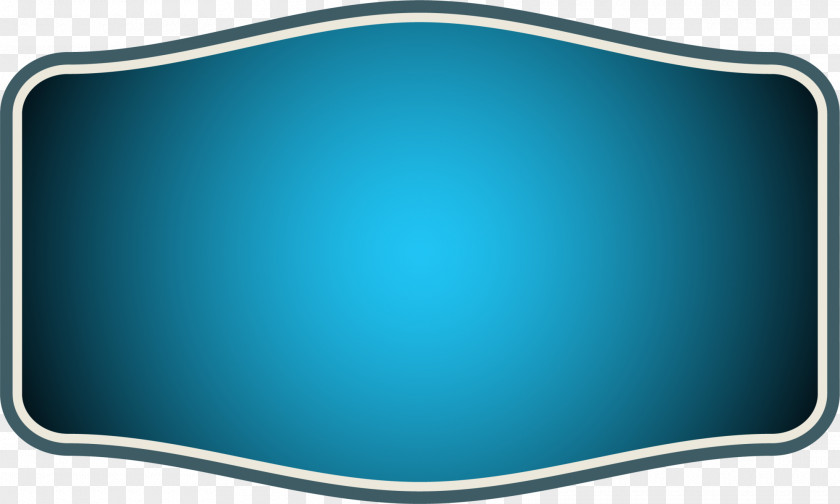 Blue Sparkle Badge Rectangle Wallpaper PNG