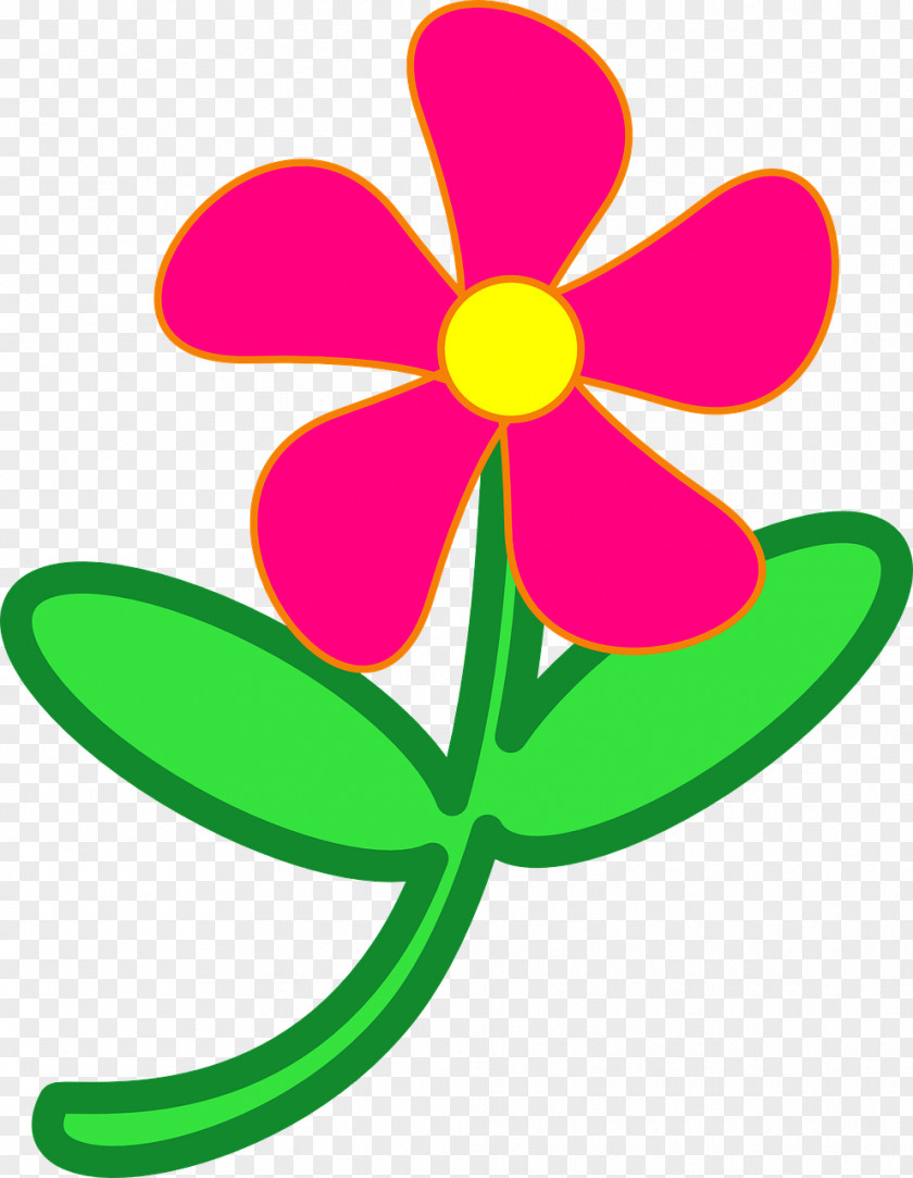 Daisy Pink Flowers Red Clip Art PNG