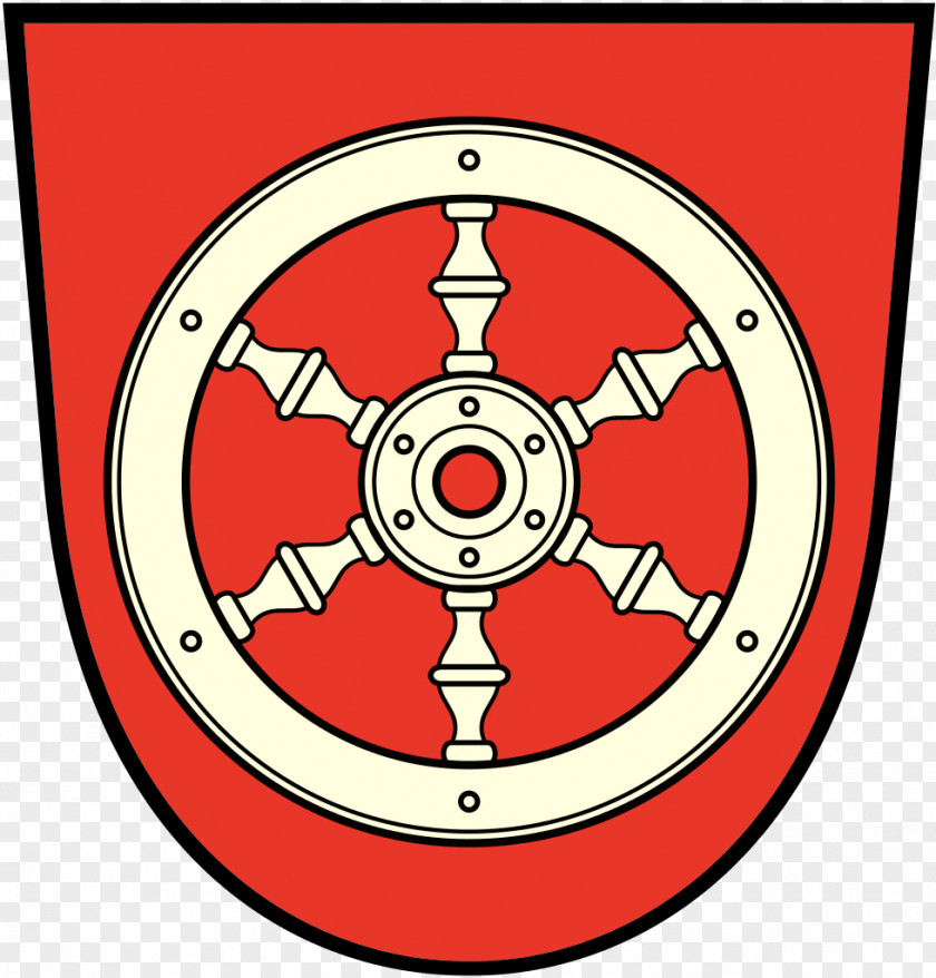 Frankfurt Wheel Of Mainz Coat Arms Electorate Roman Catholic Diocese PNG