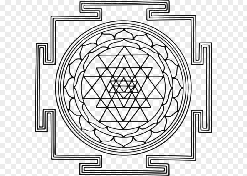 Hinduism Hindu Iconography Sri Yantra PNG