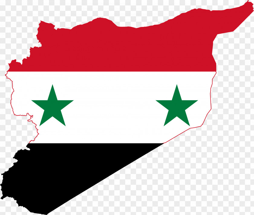 Map Flag Of Syria PNG