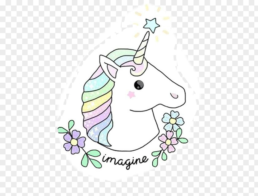Unicorn Drawing Horn We Heart It PNG