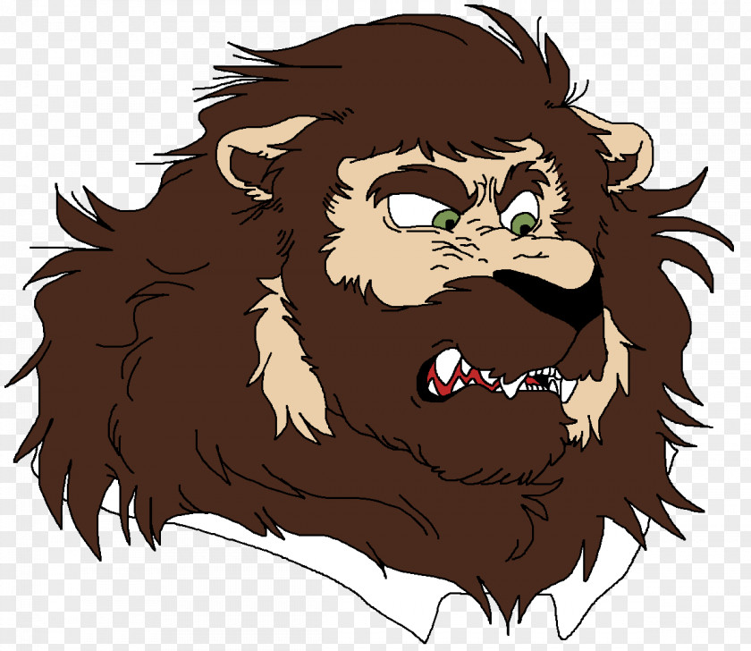 Lion Big Cat Cartoon PNG