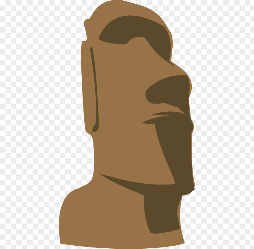 Moai Nose Cartoon Forehead PNG