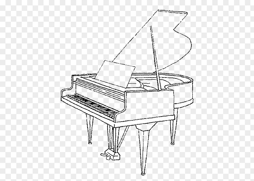 Piano Drawing Grand Musical Instruments PNG