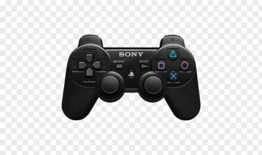 PlayStation 2 Black 3 Game Controllers PNG