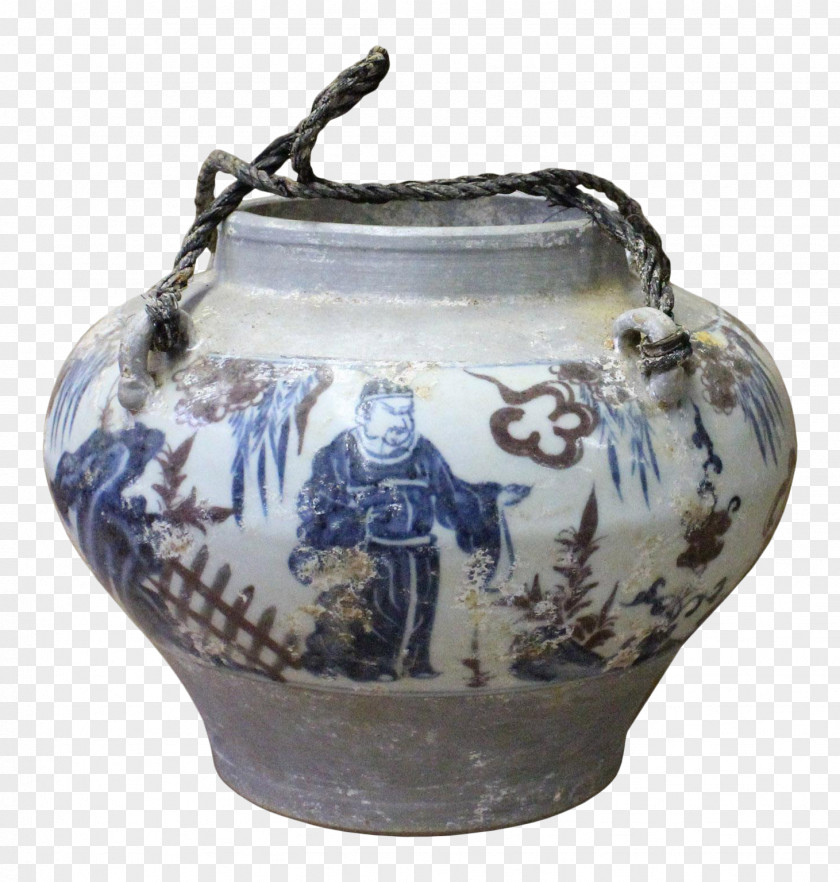 The Blue And White Porcelain Jug Vase Pottery Ceramic PNG