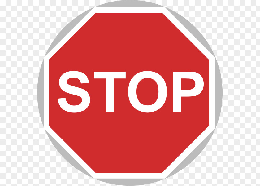 Traffic Sign Stop Warning PNG