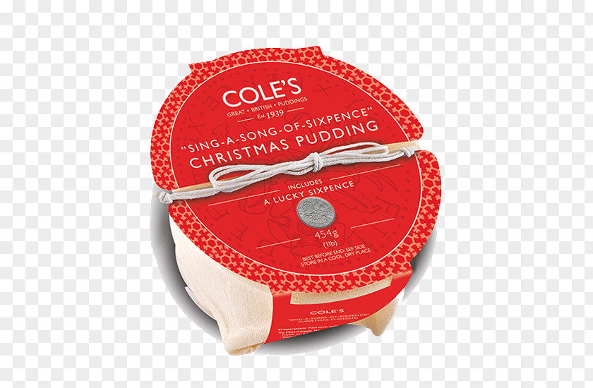 Christmas Pudding Spotted Dick Sixpence PNG