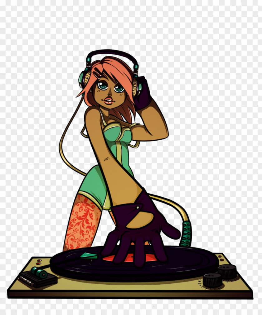 Disc Jockey Art Female Clip PNG