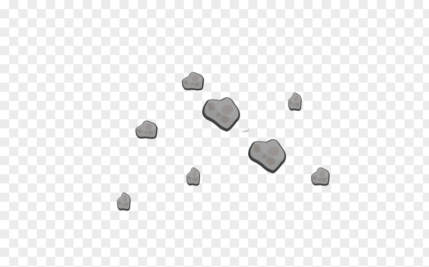 Flat Crushed Stone Rock Rubble Designer PNG