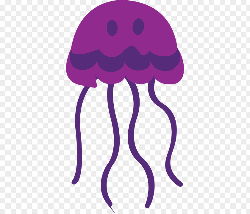 Medusa Techno Jellyfish Clip Art Openclipart Image PNG