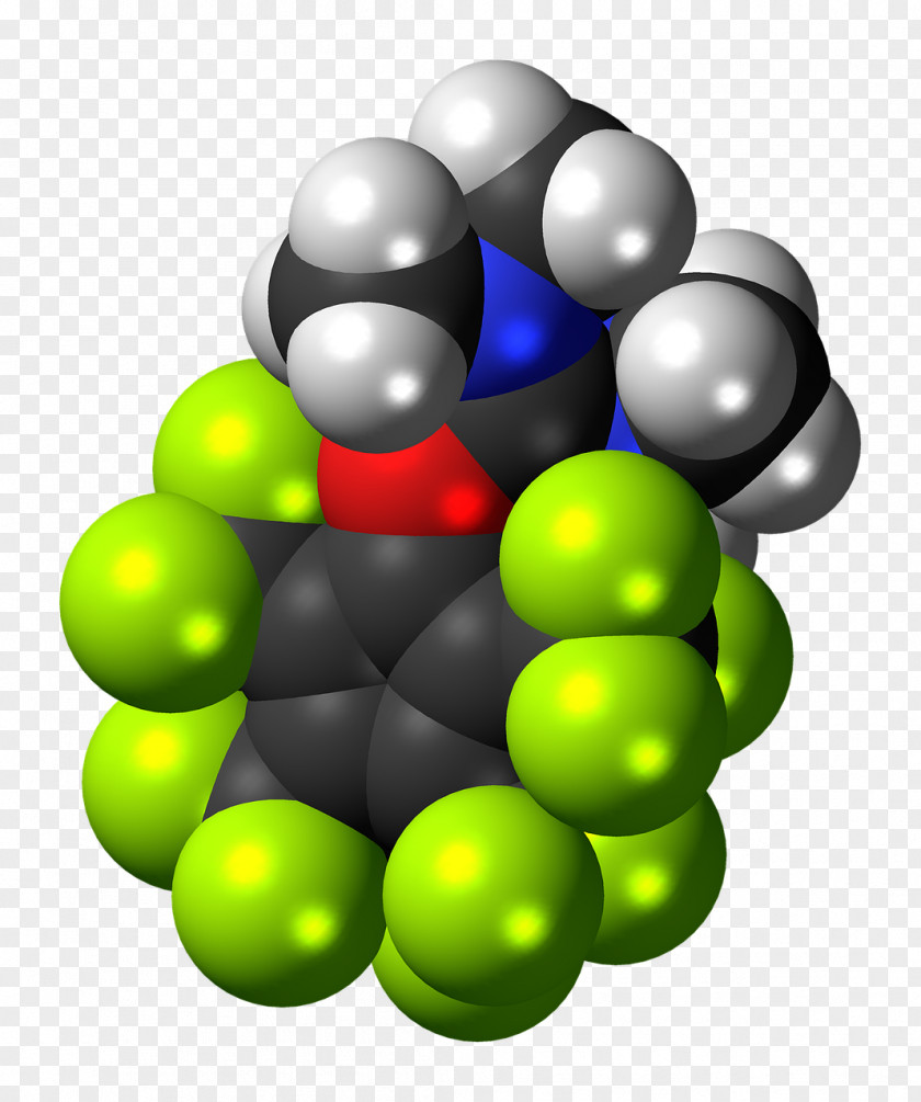 Molecular Modelling Sphere Alkene 1-Octene PNG