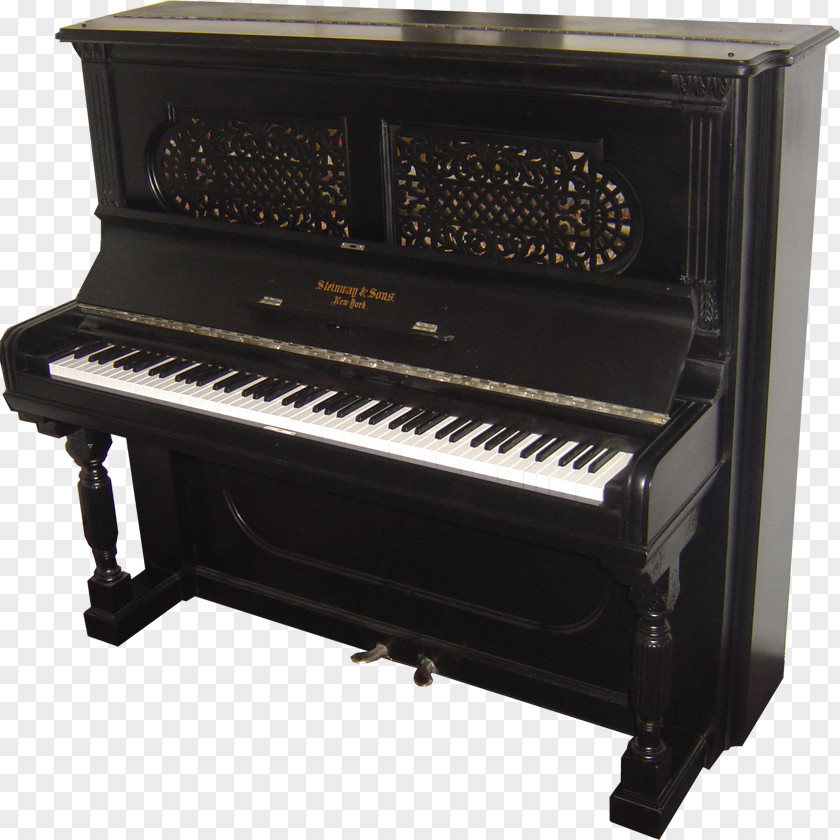 Piano Upright Keyboard Musical Instruments Steinway & Sons PNG
