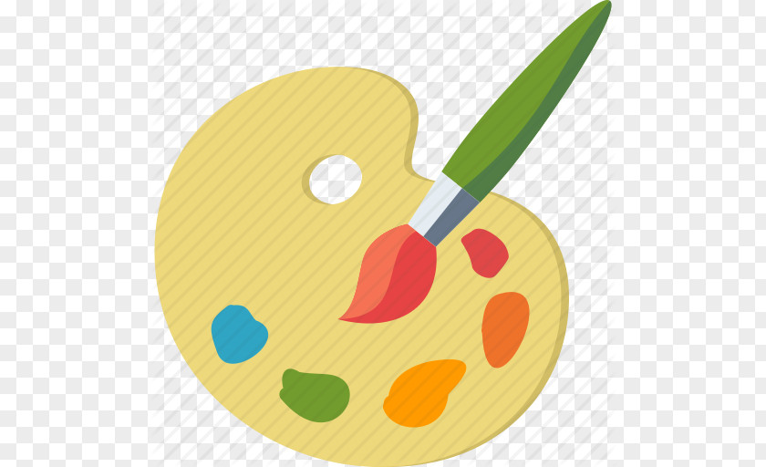 Size Icon Painting Palette Paintbrush PNG