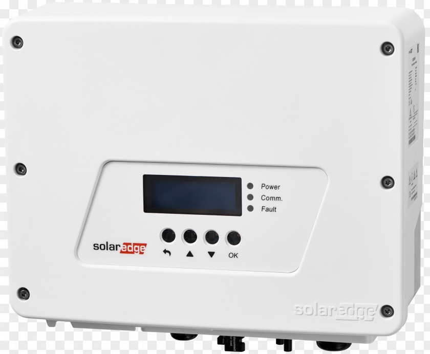 SolarEdge Solar Inverter Power Optimizer Maximum Point Tracking Panels PNG