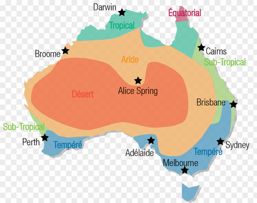 Australia Australias Klima Deserts Of Map Climate PNG