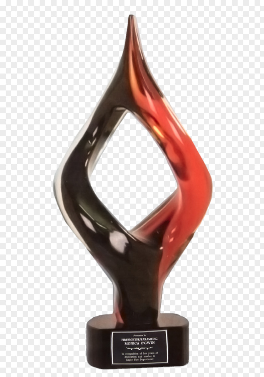 Award Gift Trophy Engraving Red PNG