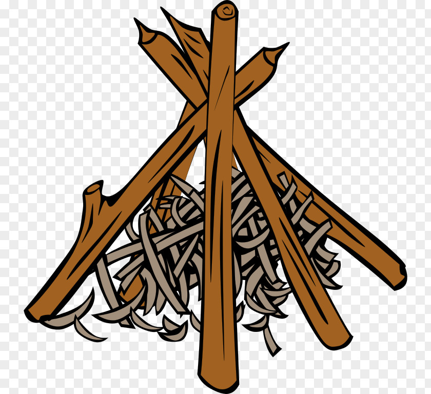 Camp Fire Picture Tipi Campfire Tinder Clip Art PNG