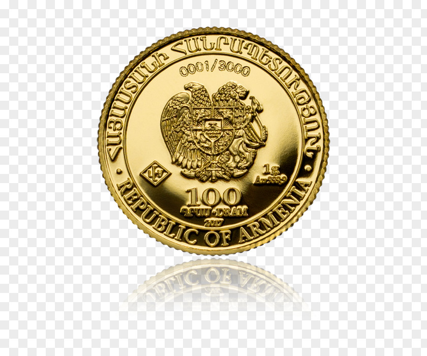 Coin Gold Central Bank Of Republic Armenia PNG