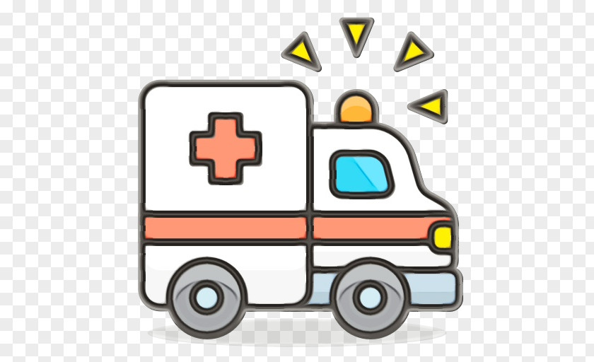 Emergency Vehicle Ambulance Cartoon PNG
