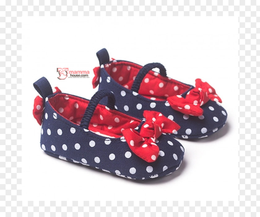 House Slippers Polka Dot Flip-flops Slip-on Shoe PNG